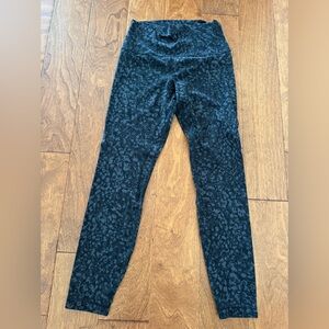 Lululemon Black Patterned Leggings